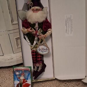 Mark Roberts Holiday Elf in Burgundy and Green
